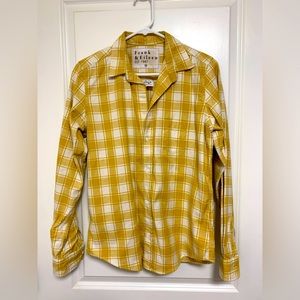 Frank & Eileen Yellow Plaid Button Down Shirt